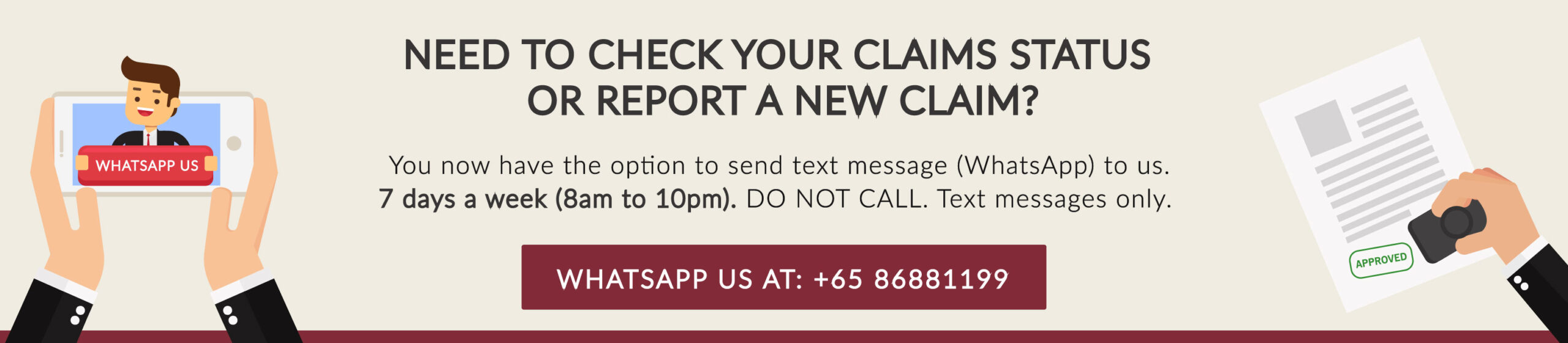 TIB Insurance Claims Hotline graphic